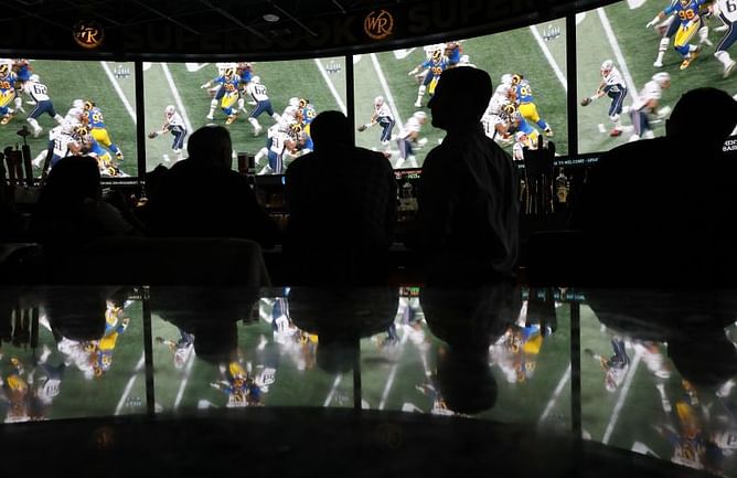 Fans in 3 states legally bet almost $185.5M on Super Bowl