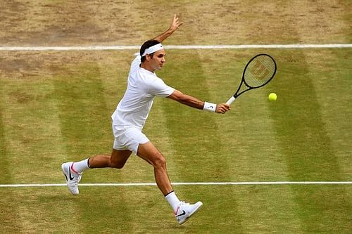 Roger Federer at Wimbledon 2017