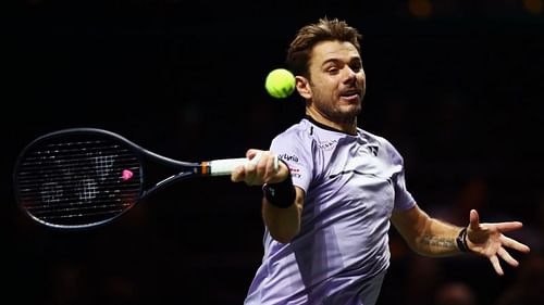 Stan Wawrinka at the Rotterdam Open