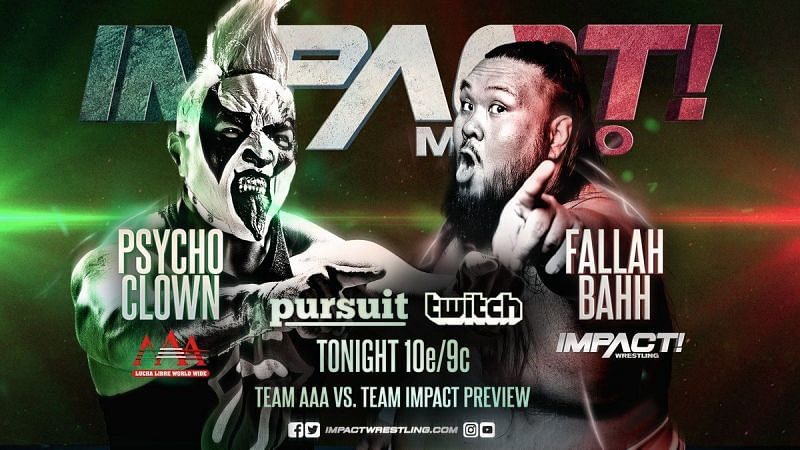AAA&#039;s Psycho Clown made an Impact tonight against Fallah Bah