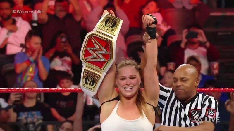 Rousey defended her title in a rematch against Riott