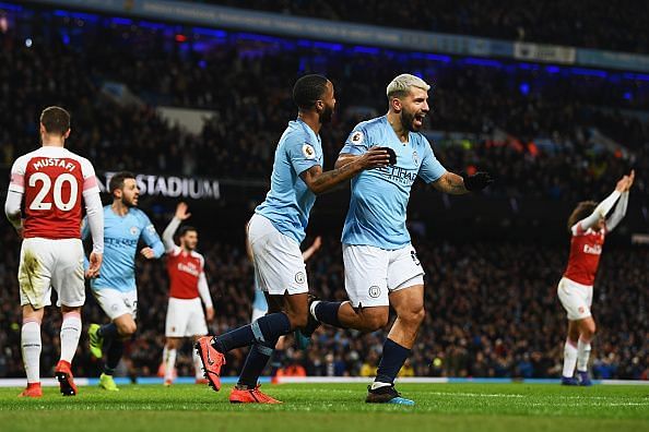 Twitter reacts as Sergio Aguero completes a hattrick in their victory against Arsenal