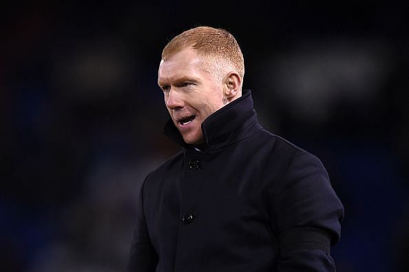 Paul Scholes enjoyed a dream start to life as manager of Oldham