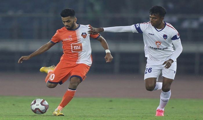 Brandon Fernandes and Rana Gharami in actionÂ [Image: ISL]