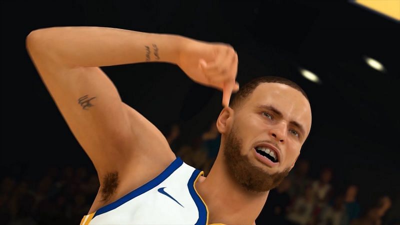 Curry always has a high rating in NBA 2K19