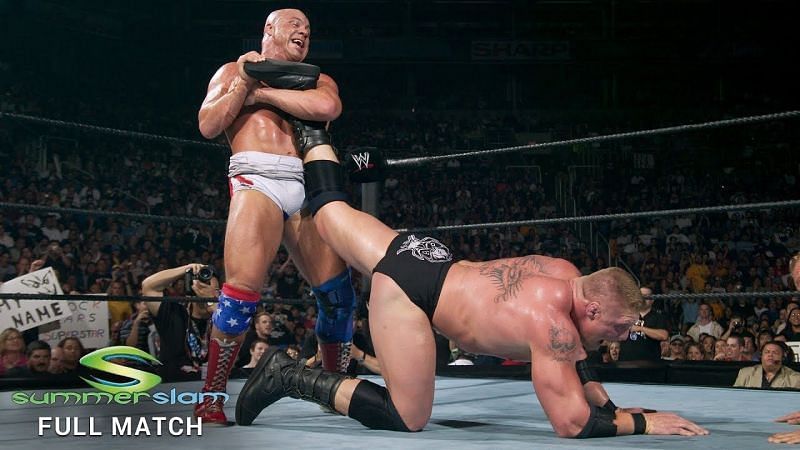 Ankle lock submission on Brock Lesnar