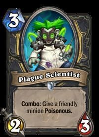 Image result for plague scientist hearthstone