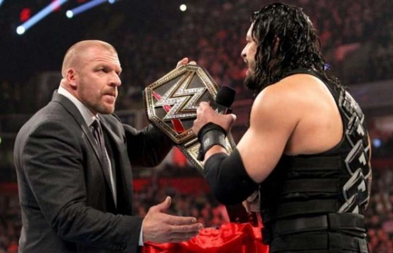 roman reigns and triple h