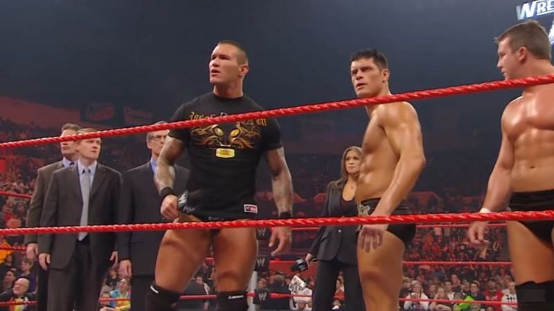 Randy Orton with his attorney and Legacy came prepared to sue WWE if they were to fire him.