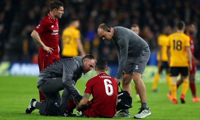 Injuries in defense have hurt Liverpool all season 