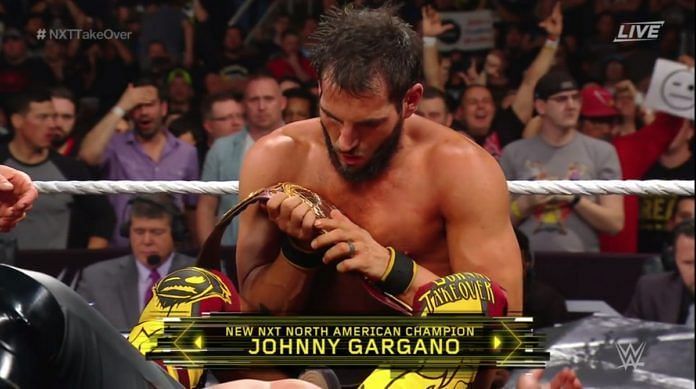 Johnny Gargano is NXT North American Champion.
