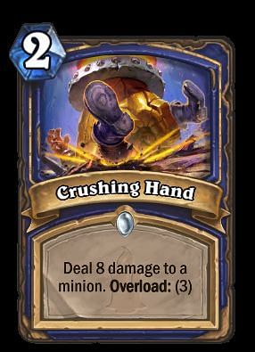 Image result for crushing hand hearthstone