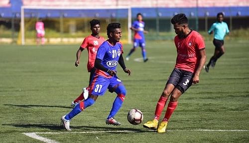 A file picture of Leon Augustine of Bengaluru FC 'B'