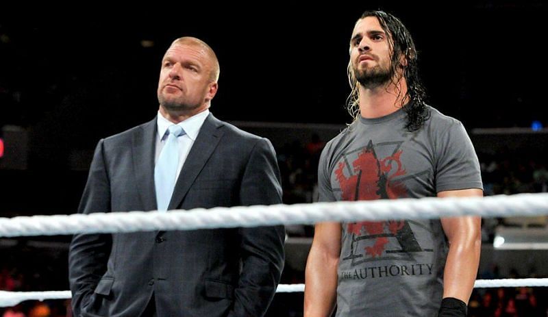 Rollins and HHH