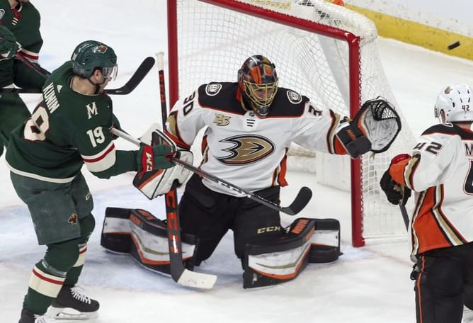 Miller earns shutout as Ducks blank Wild, 4-0