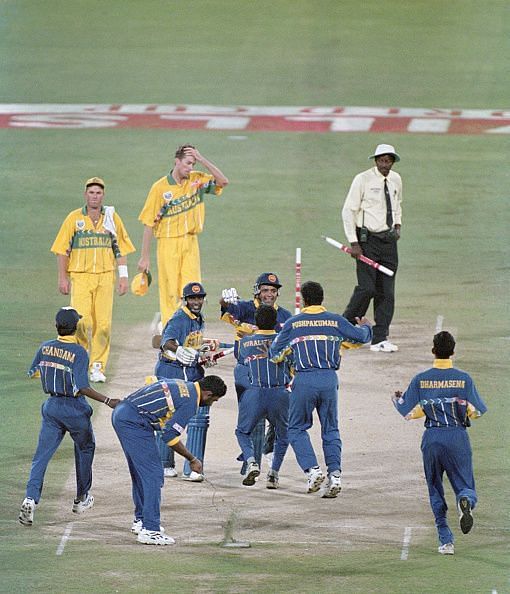 Aravinda De Silva hit one of the most important centuries in World Cup history.