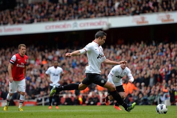 Robin Van Persie came back and scored against his former team