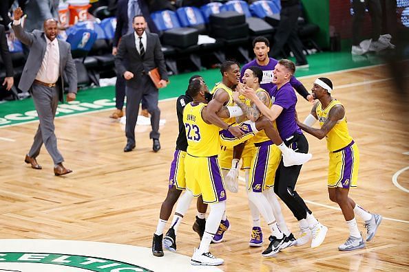 Los Angeles Lakers v Boston Celtics