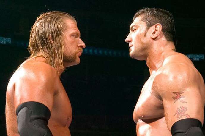 Batista and the Game met in the main event of WrestleMania 21