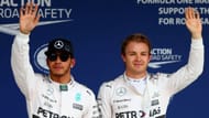 Lewis Hamilton and Nico Rosberg
