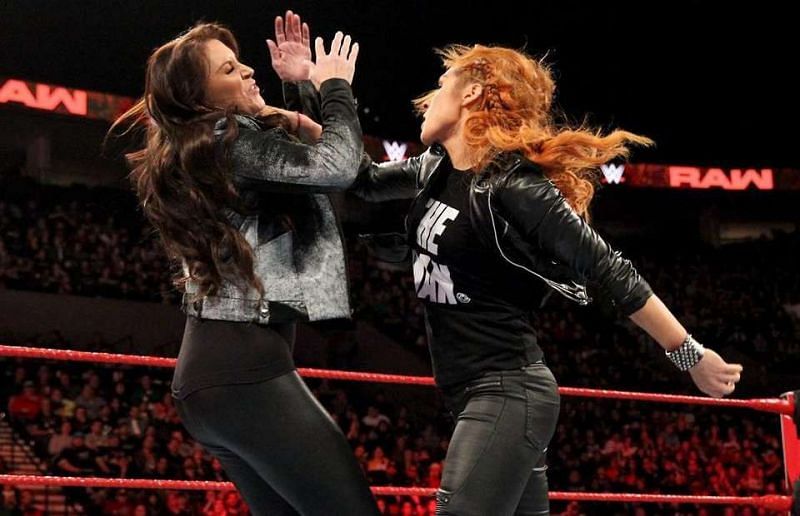 Becky Lynch and Stephanie McMahon collided on Monday Night Raw