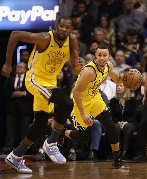 Kevin Durant and Stephen Curry