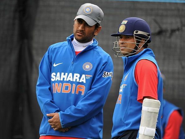 Dhoni And Sachin