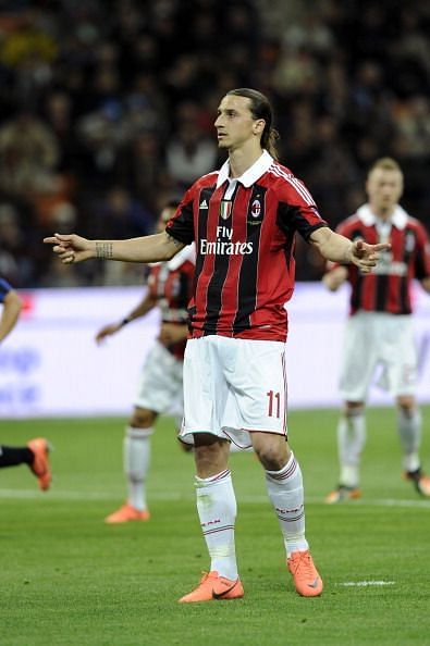 Zlatan Ibrahimovic returned to his old club and made his presence felt at the San Siro