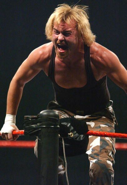Spike Dudley celebrates his victor