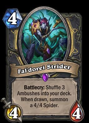 Image result for fal&#039;dorei strider hearthstone