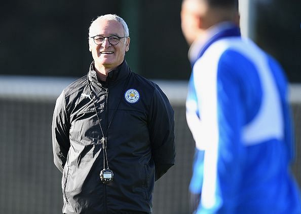 Leicester City FC Training Session and Press Conference