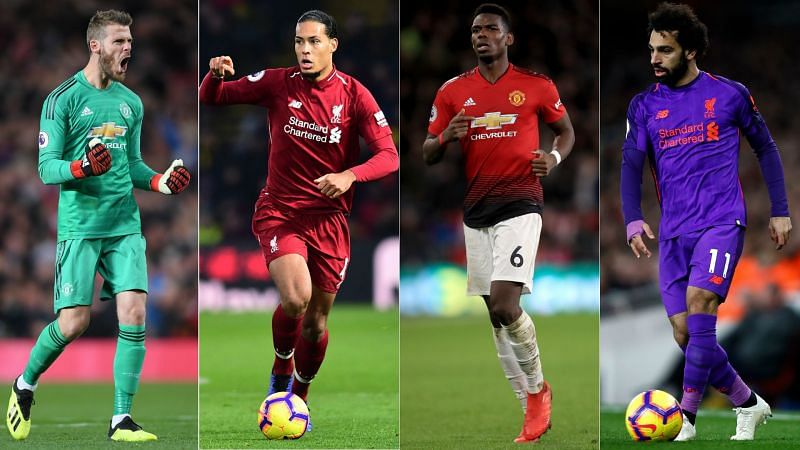 Manchester United v Liverpool: Pogba and Salah lead ...