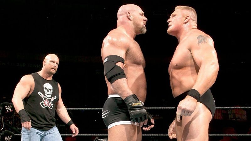 Lesnar and Goldberg