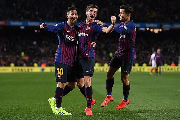 FC Barcelona would need all three of them to perform in the best possible way. Sergi Roberto is a clutch player in El Clasicos, Coutinho has to continue on his momentum, Messi is well..., he is Messi.