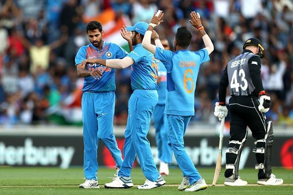 New Zealand Black Caps v India - International T20 Game 2