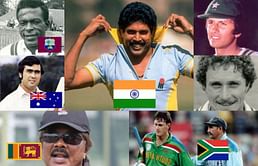 First player to score an ODI century from each country