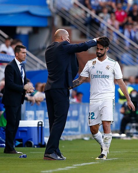 Isco and Zidane