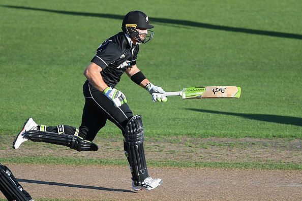 Watch: Martin Guptill interviewed by wife after winning Man of the Match award against Bangladesh