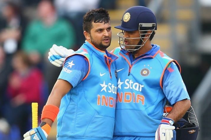 Suresh Raina and Ms Dhoni