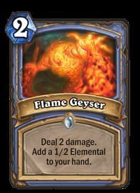 Image result for hearthstone flame geyser