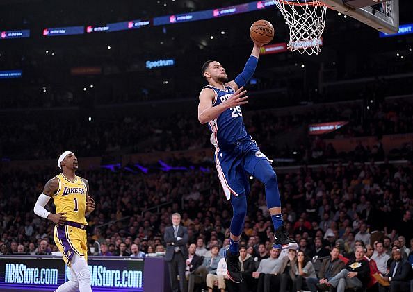 Ben Simmons is averaging 16.8 points, 9.0 rebounds and 7.9 assists per game