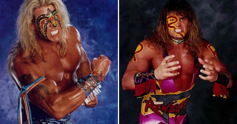 The Renegade Warrior (right) was not the same star as the Ultimate Warrior.
