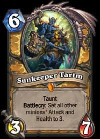 Image result for sunkeeper tarim hearthstone