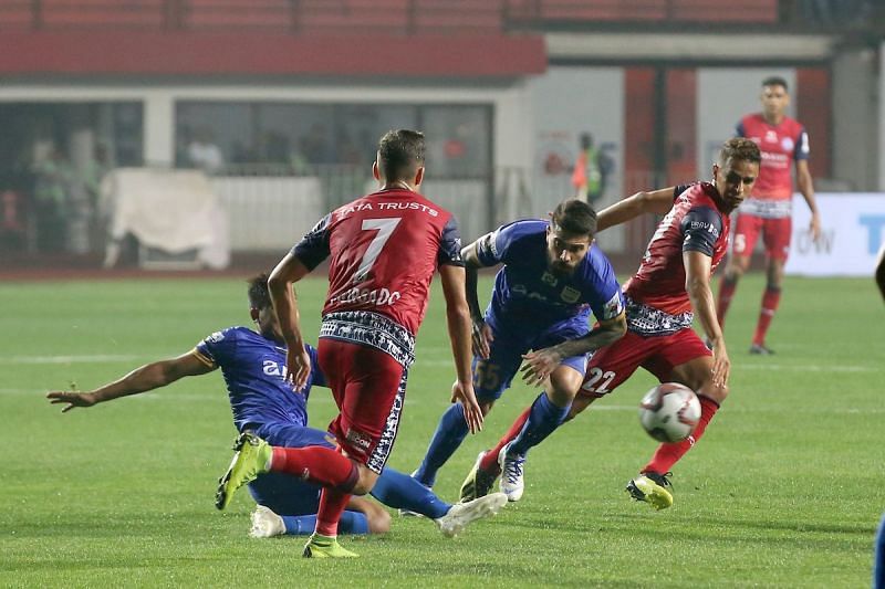 Jamshedpur could not convert all the chances that they&#039;ve got during the game (Image Courtesy: ISL)