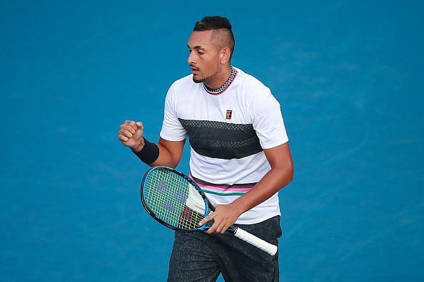 Kyrgios at Telcel ATP Mexican Open 2019 - Day 2