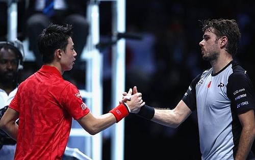 Kei Nishikori and Stan Wawrinka