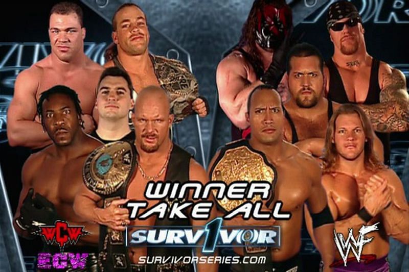 The Invasion ended at Survivor Series 2001, featuring ten of the biggest stars at the time.
