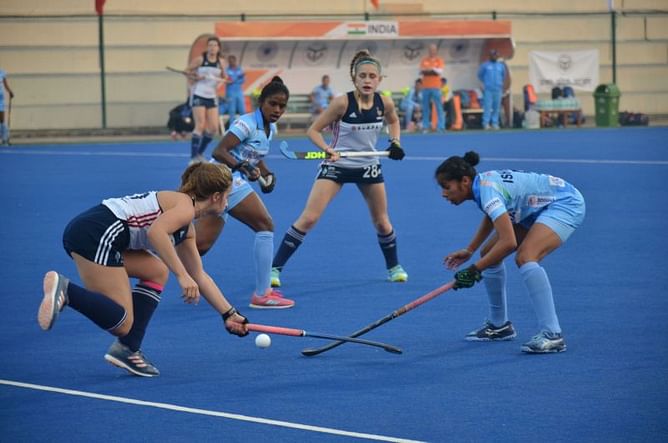 India 'A' Women’s Hockey Team beat France 'A' Women's team 2-0 in third Match