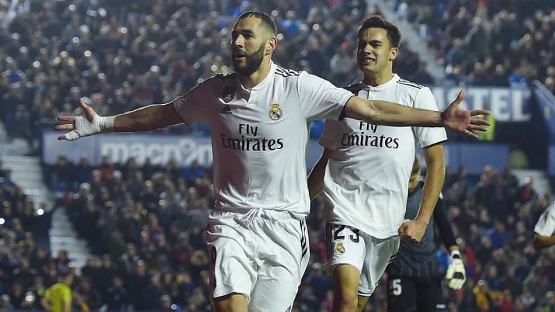 Real Madrid hobbled to a nervy 2-1 win over Levante