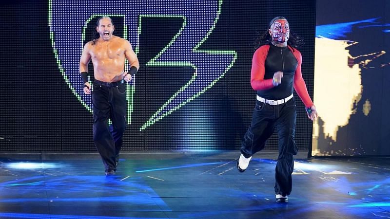Matt Hardy made a surprise return to team up with his brother Jeff last night